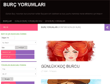 Tablet Screenshot of burcyorumlari.net